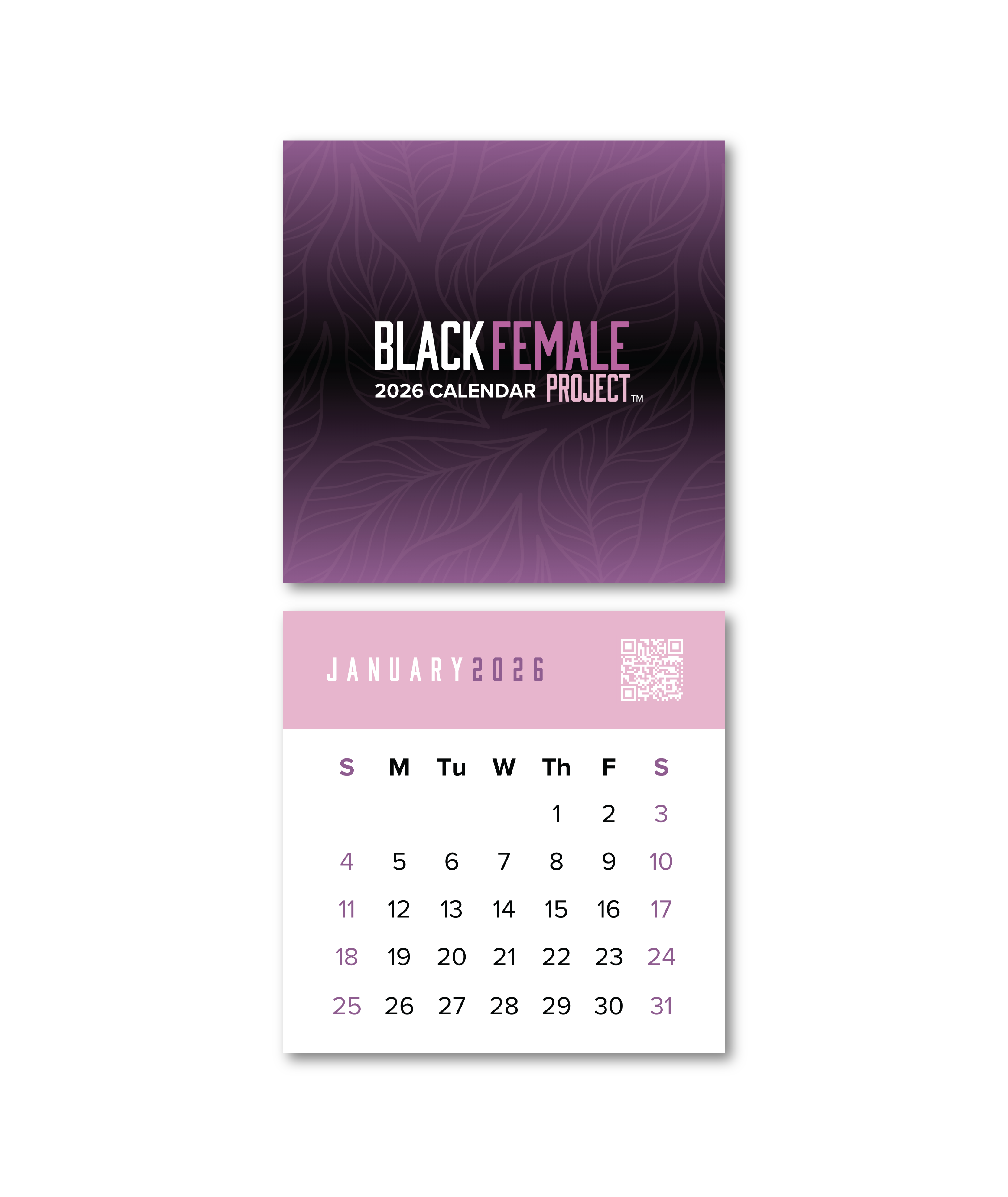 2026 BlackFemaleProject Wellness Calendar